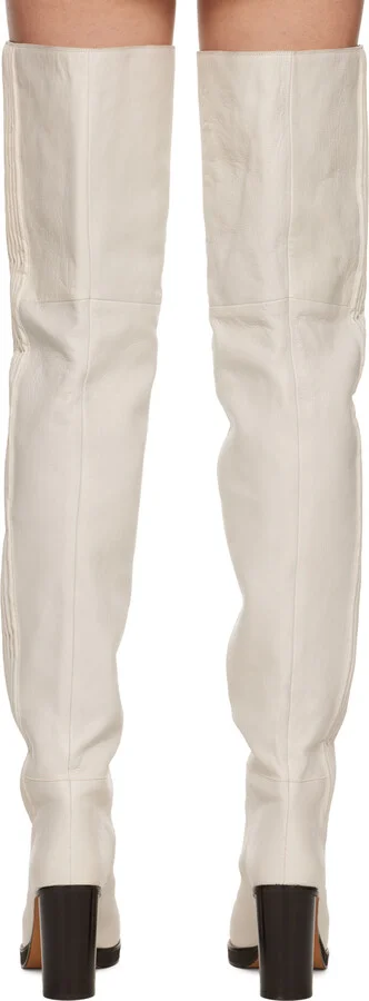 Isabel Marant White Laelle Boots - Image 2