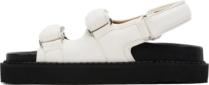 Isabel Marant White Madee Sandals - Image 3