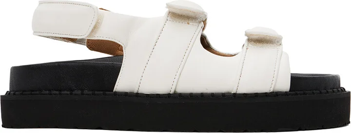 Isabel Marant White Madee Sandals