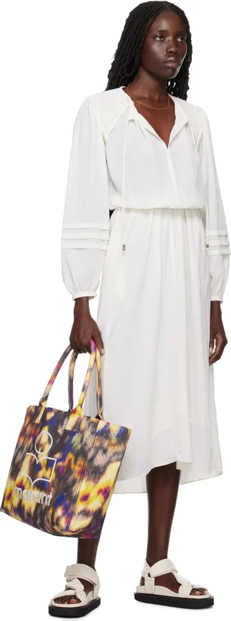 Isabel Marant White Naori Leather Sandals - Image 5