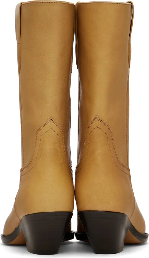 Isabel Marant Yellow Dahope Boots - Image 2