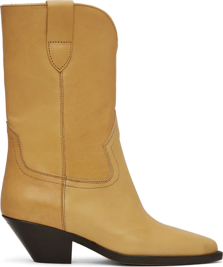 Isabel Marant Yellow Dahope Boots