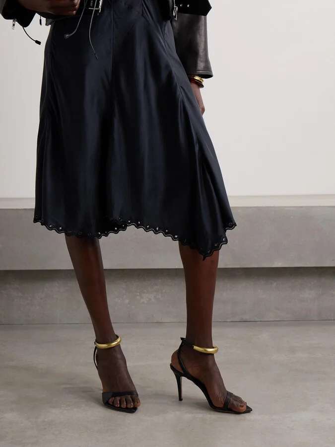 Isabel Marant - Yluan Embellished Leather Sandals - Black - Image 2