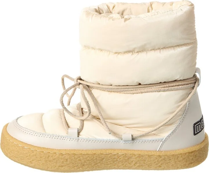Isabel Marant Zimlee Nylon & Leather Snow Boot - Image 2