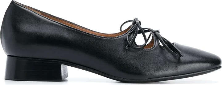 Isabel tie-strap pumps