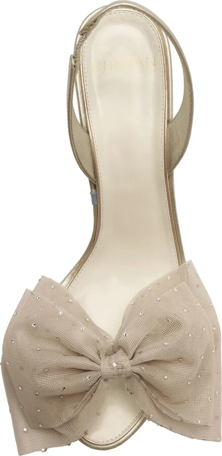 Isabelle Crystal Embellished Bow Slingback Sandal - Image 5