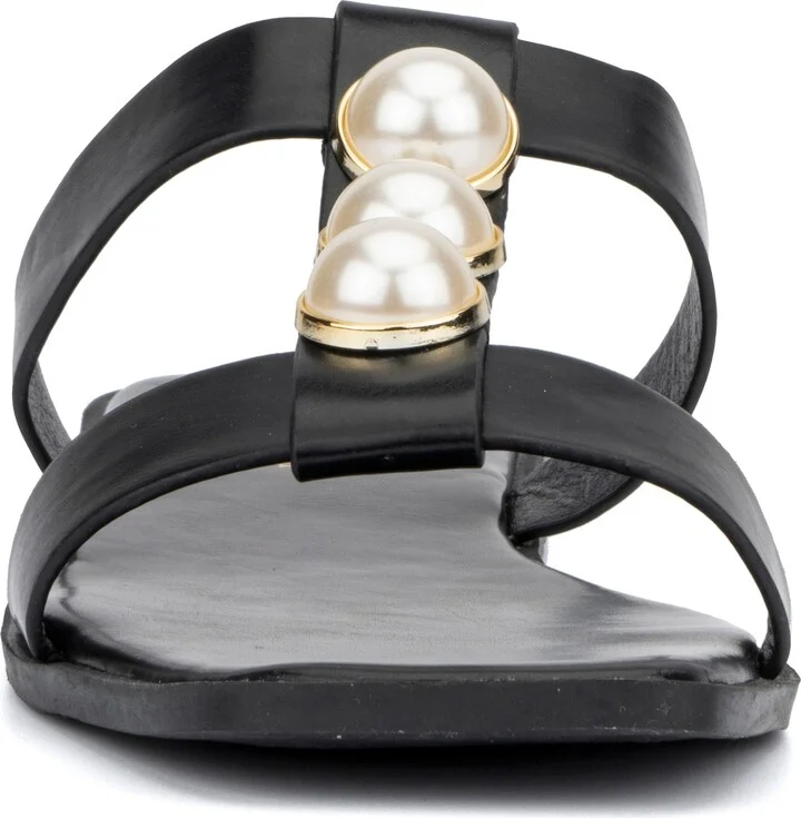 Isadora Imitation Pearl Sandal - Image 3