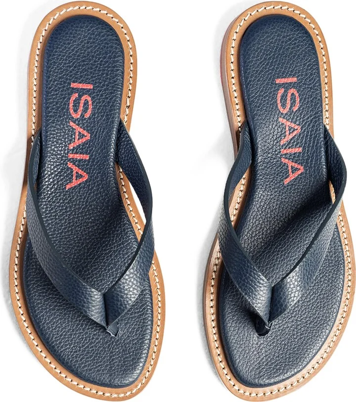 Isaia Leather Sandals - Image 4