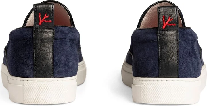 Isaia Suede Slip-On Sneakers - Image 3