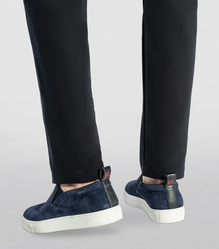Isaia Suede Slip-On Sneakers - Image 5
