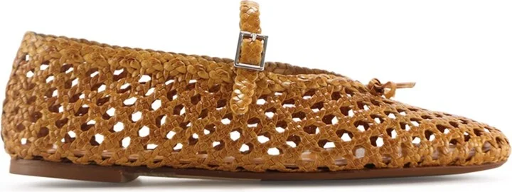 Ischia Ballerina, Yellow Leather