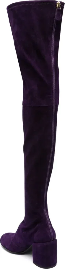 Isidor 75mm suede thigh-boots - Image 3
