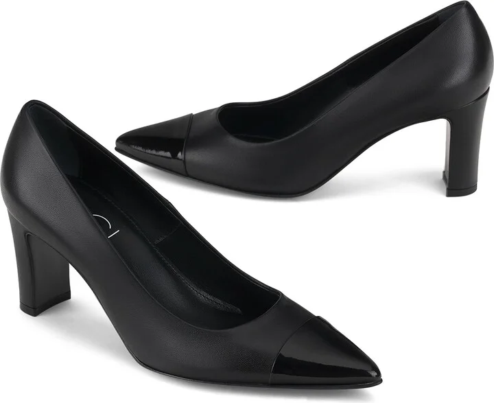 Isidora Pointed Cap Toe Pump - Image 4