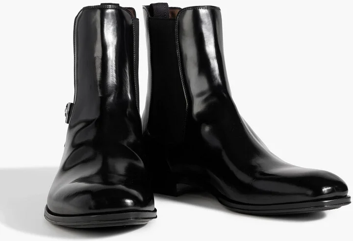 Isidoro glossed-leather Chelsea boots - Image 2