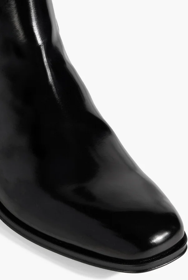 Isidoro glossed-leather Chelsea boots - Image 4