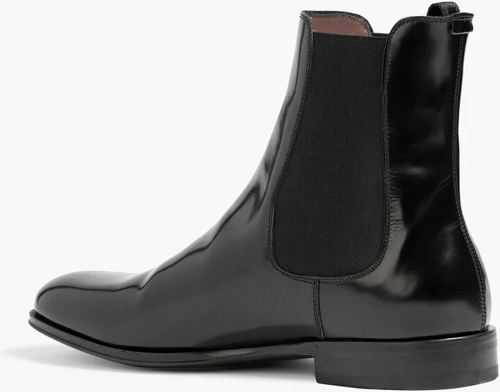 Isidoro glossed-leather Chelsea boots - Image 3