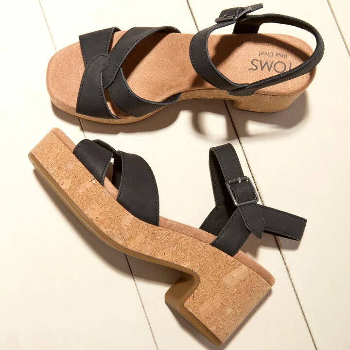 Isla Heeled Sandal Leather Slip On - Image 2