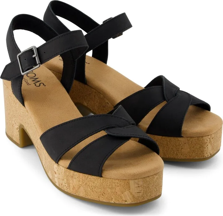 Isla Heeled Sandal Leather Slip On - Image 3