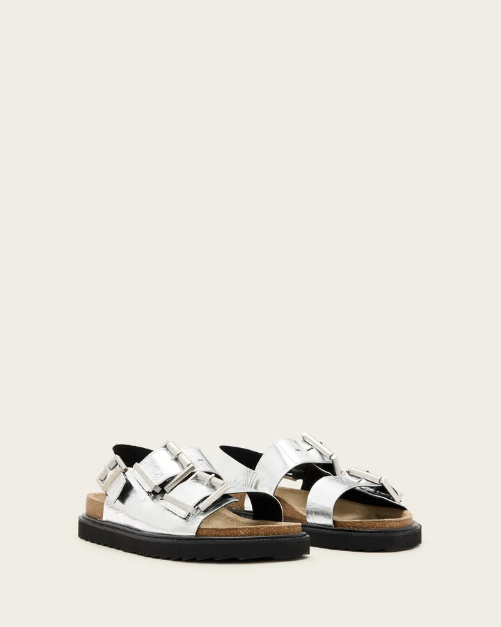 Isla Leather Sandals - Image 4