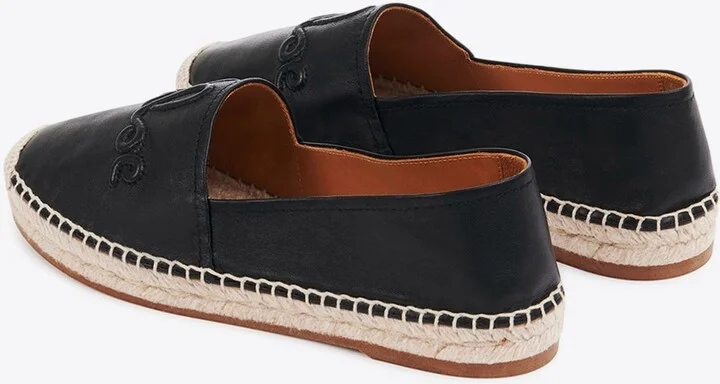 Isla Logo Leather Espadrilles - Image 2
