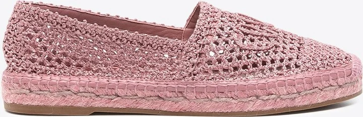 Island Crochet Knit Espadrilles