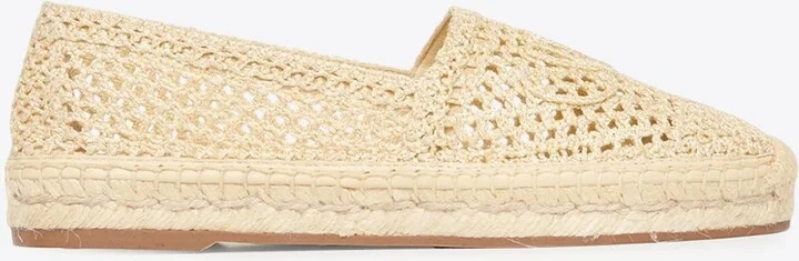 Island Crochet Knit Espadrilles