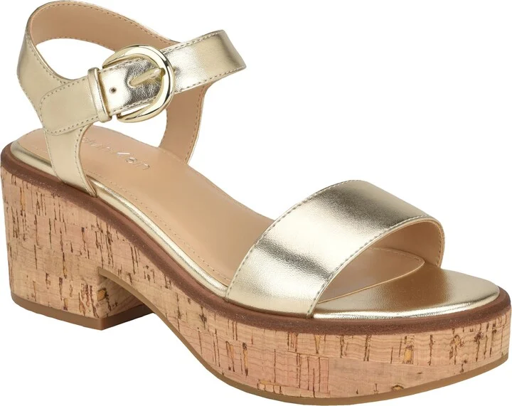 Isleen Ankle Strap Platform Sandal
