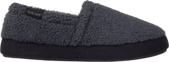Isotoner Men's Berber Closed Back Slippers - Image 7