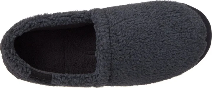 Isotoner Men's Berber Closed Back Slippers - Image 9