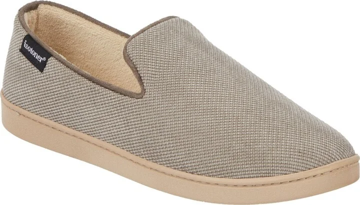 Isotoner Men's Diamond Corduroy Loafers