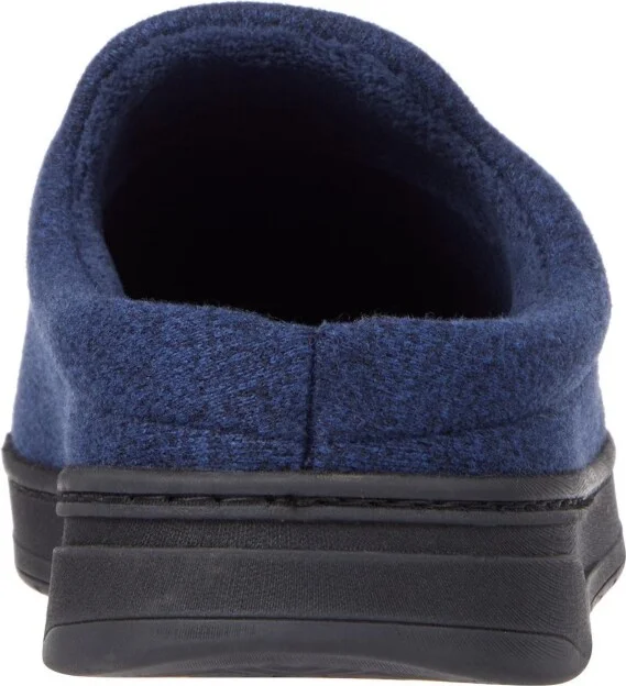 Isotoner Men's Heathered Knit Brady Clog Slippers - Image 4