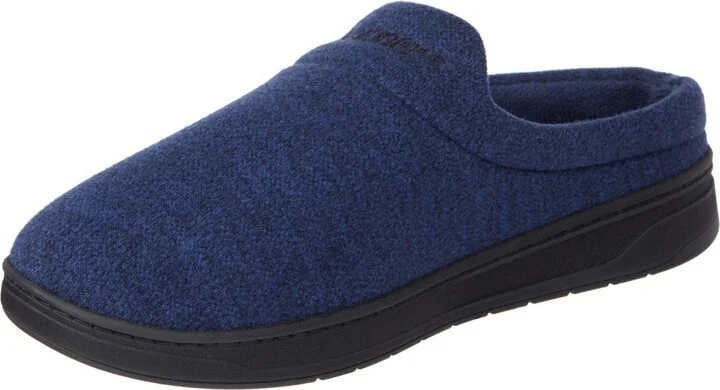 Isotoner Men's Heathered Knit Brady Clog Slippers - Image 5