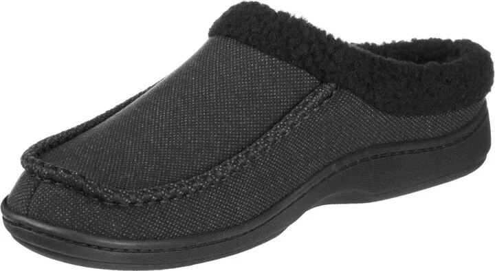 Isotoner Men's Lewis Clog Slippers with Memory Foam - Image 6