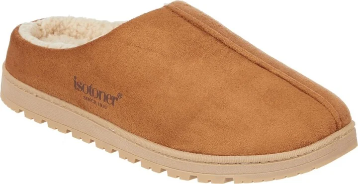 Isotoner Men's Microsuede Rory Clog Slippers