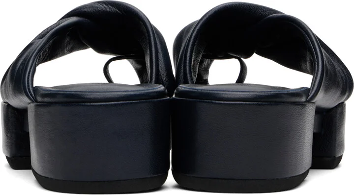 ISSEY MIYAKE Black Twist Sandals - Image 2