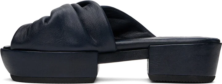ISSEY MIYAKE Black Twist Sandals - Image 3
