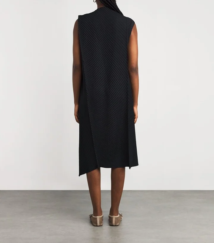 Issey Miyake Soft Fold Pleats Midi Dress - Image 3