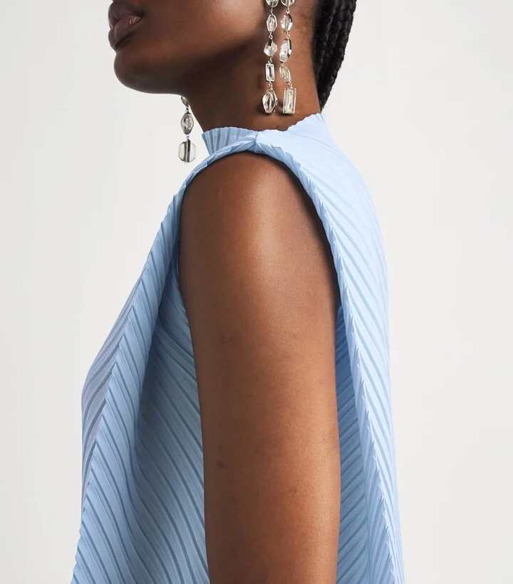 Issey Miyake Soft Fold Pleats Midi Dress - Image 4