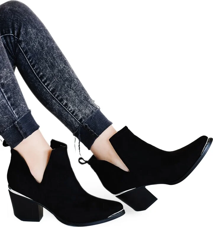Issla Metal Trim Bootie - Image 9