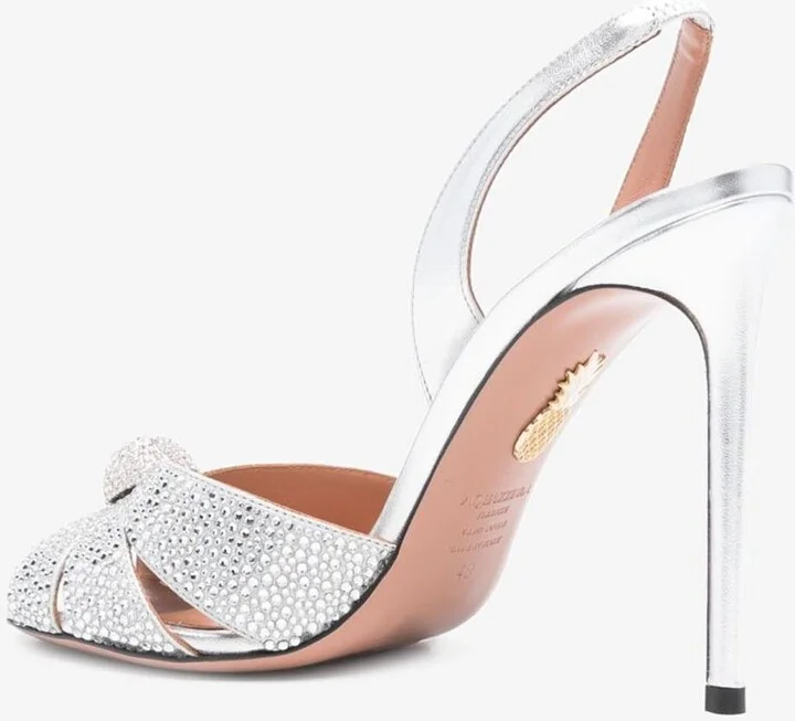 Italian Flirt 105 Crystal-Embellished Sandals - Image 2