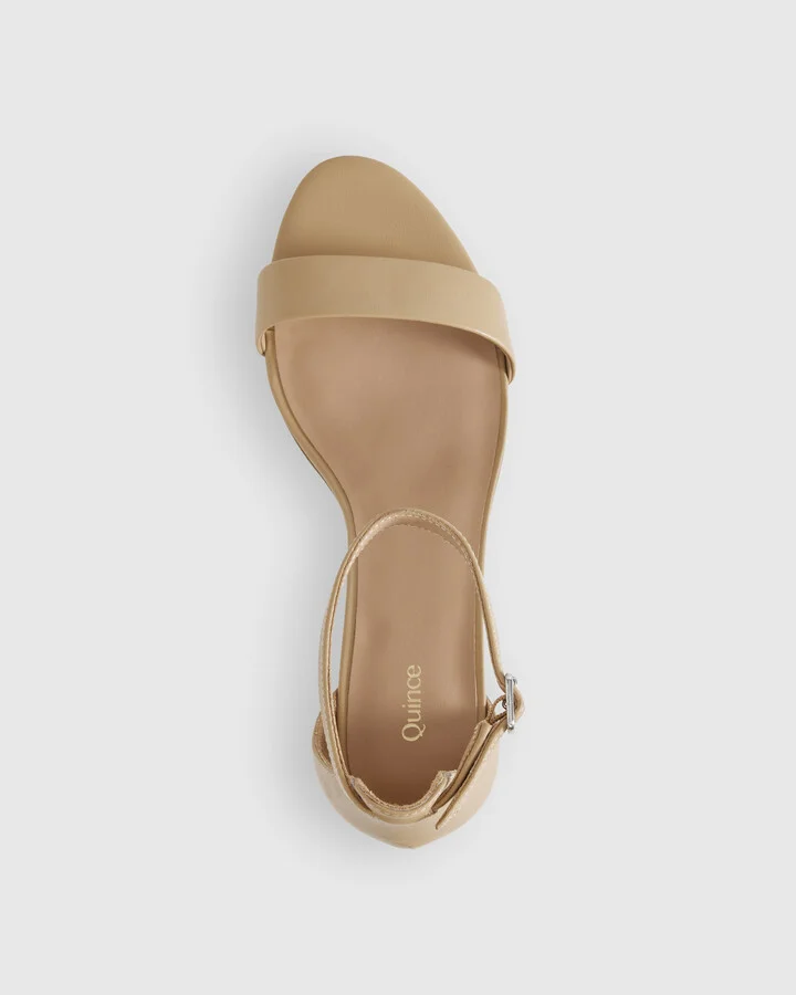 Italian Leather 65mm Block Heel - Image 8