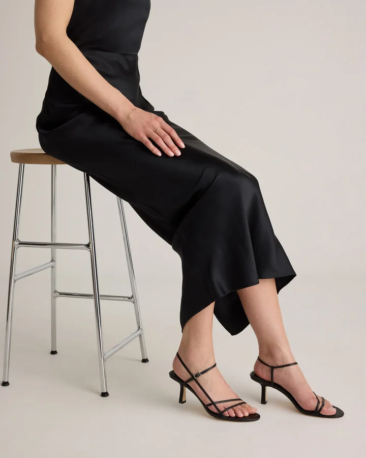 Italian Leather 70mm Strappy Heel - Image 2