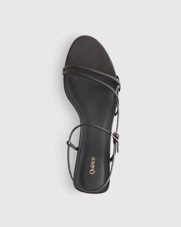 Italian Leather 70mm Strappy Heel - Image 4