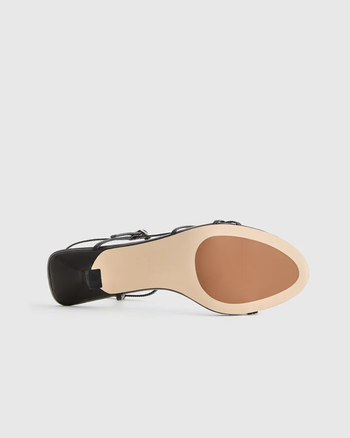 Italian Leather 70mm Strappy Heel - Image 5