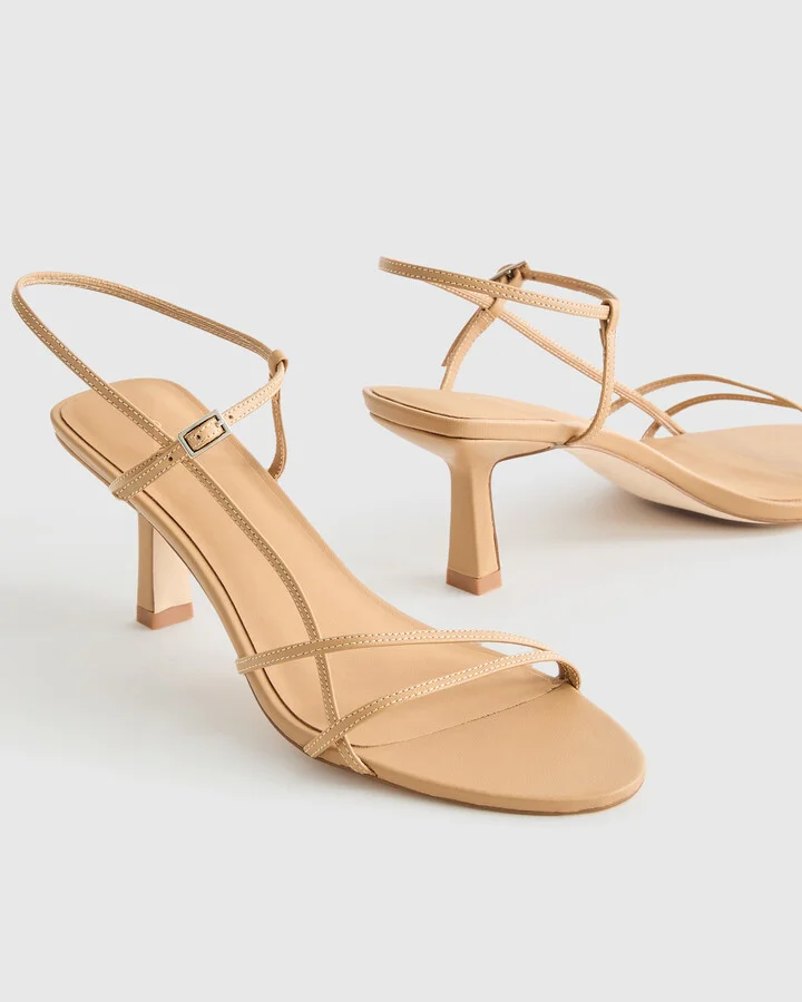 Italian Leather 70mm Strappy Heel - Image 7