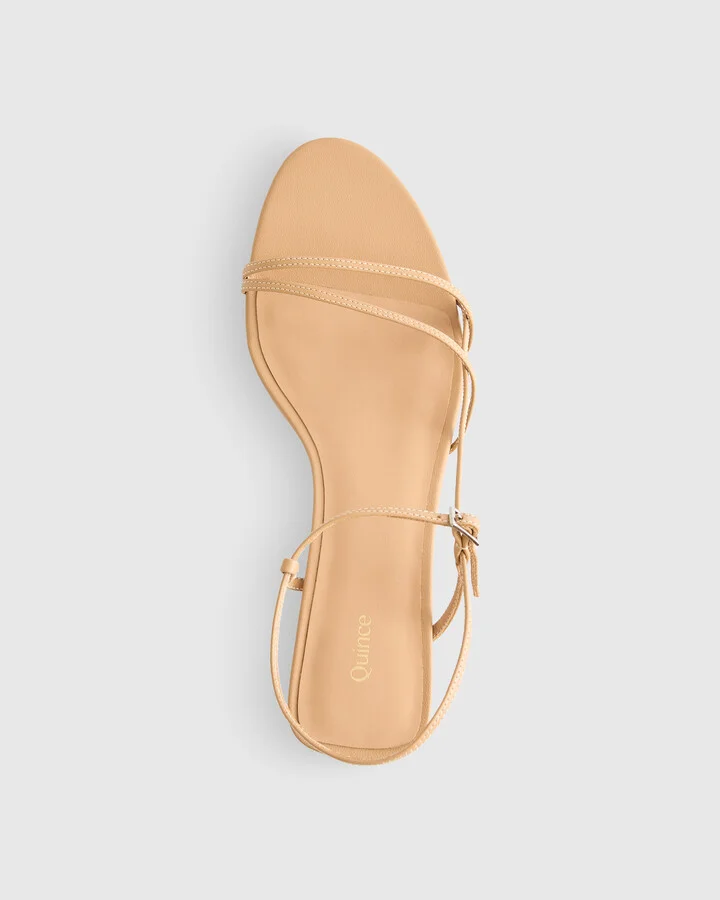 Italian Leather 70mm Strappy Heel - Image 8
