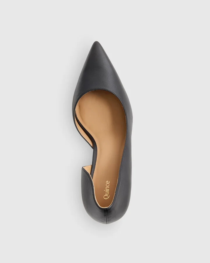 Italian Leather 75mm d'Orsay Pump - Image 4