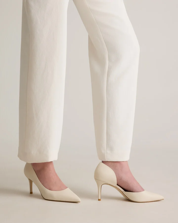 Italian Leather 75mm d'Orsay Pump - Image 6