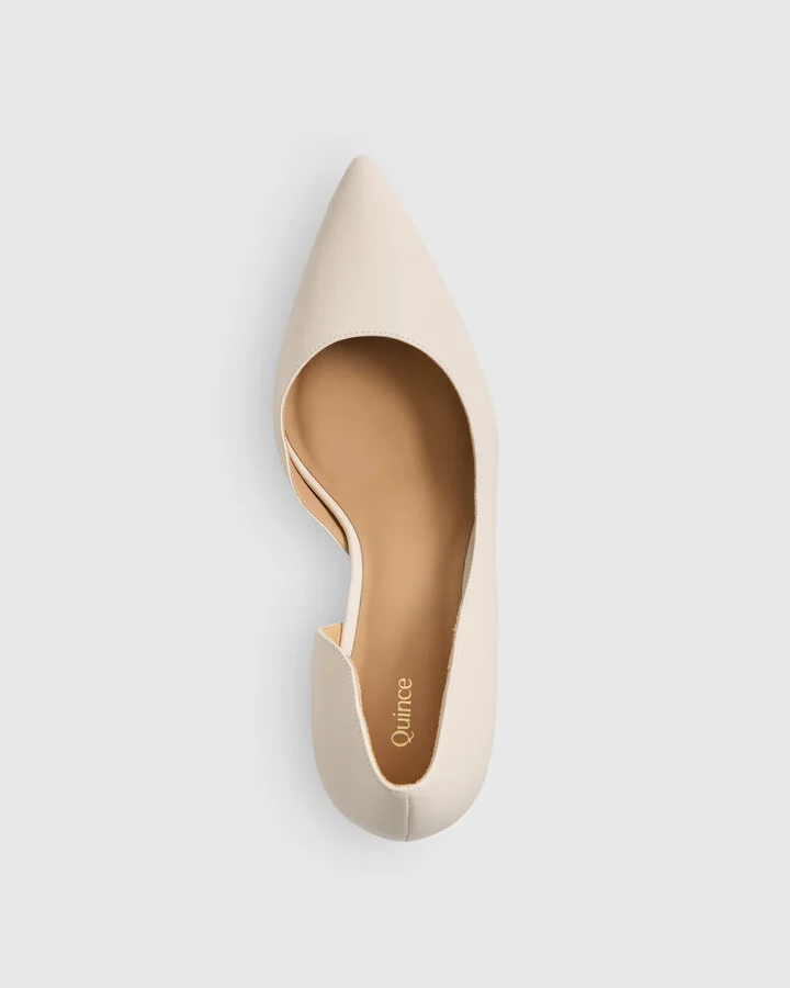 Italian Leather 75mm d'Orsay Pump - Image 8