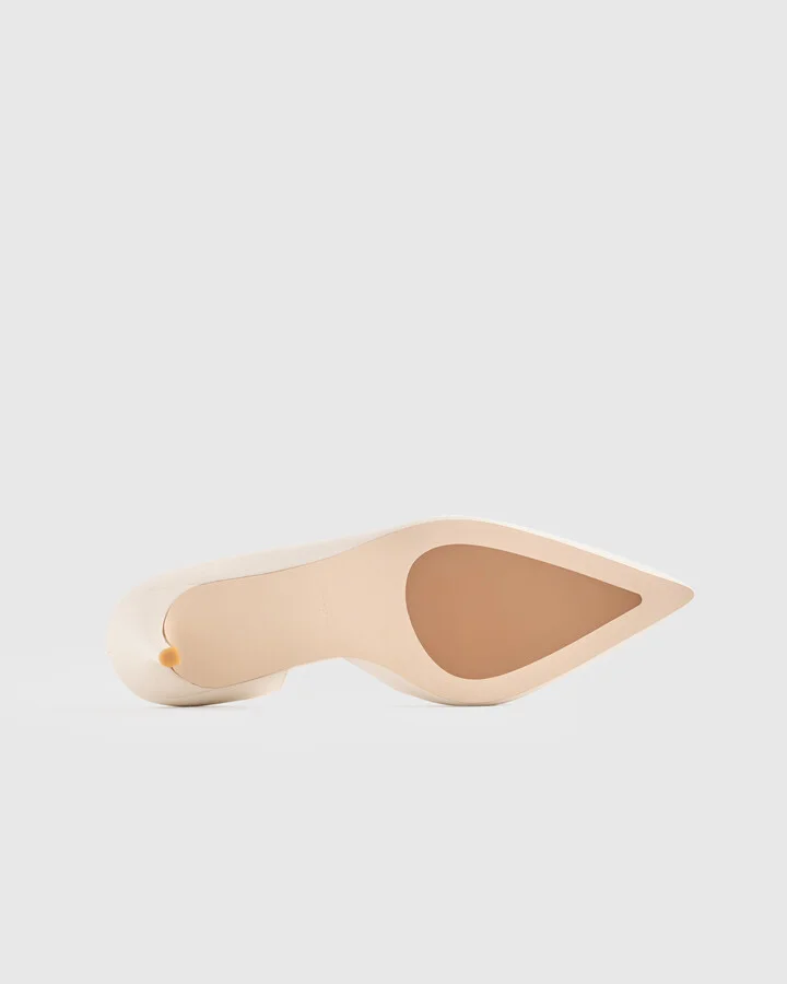 Italian Leather 75mm d'Orsay Pump - Image 9